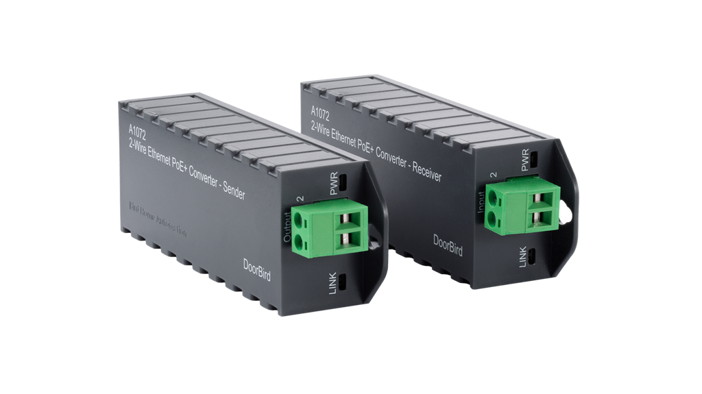 2-wire Ethernet PoE+ Converter A1072