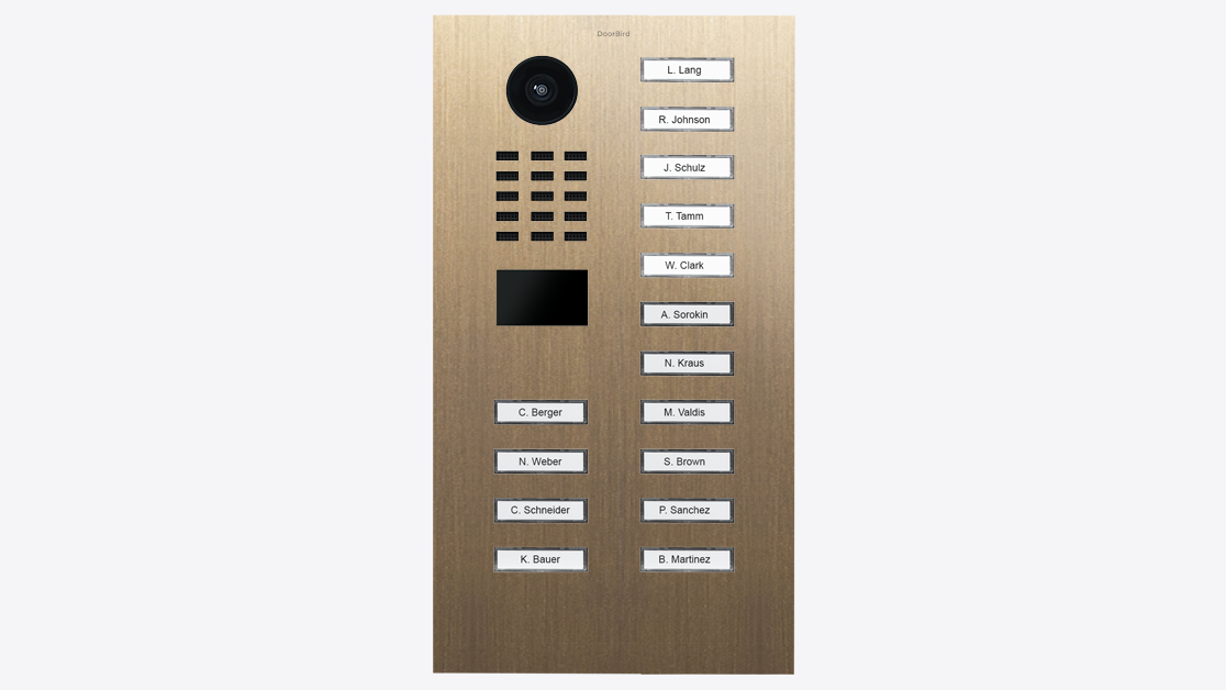 D2115V Flush-mount IP Video Intercom - 4251489630516
