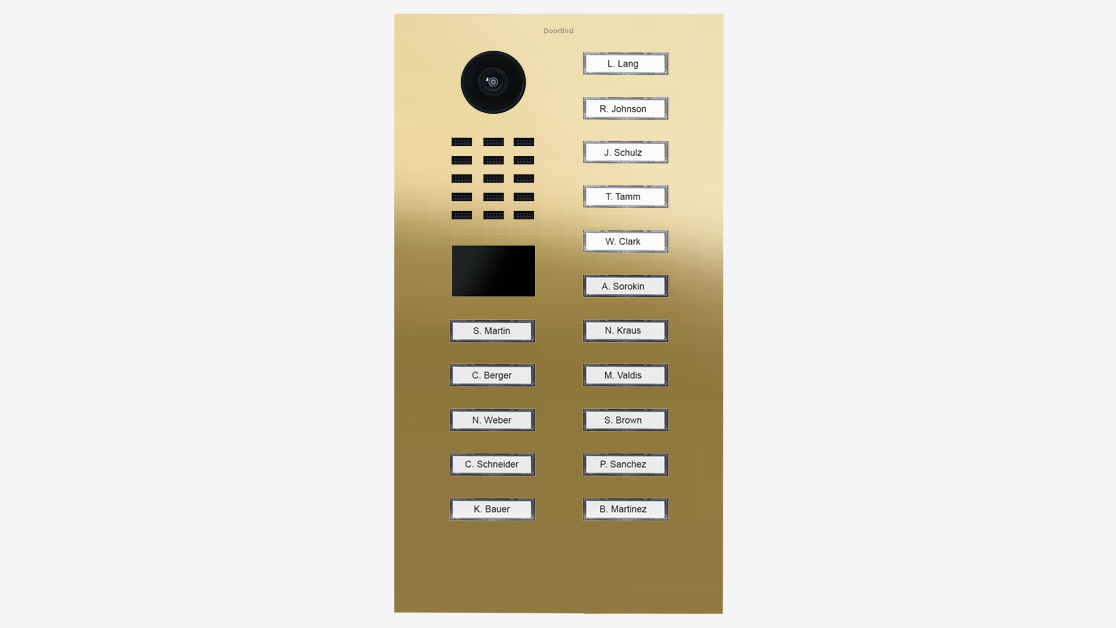 D2116V Flush-mount IP Video Intercom - 4251489632251