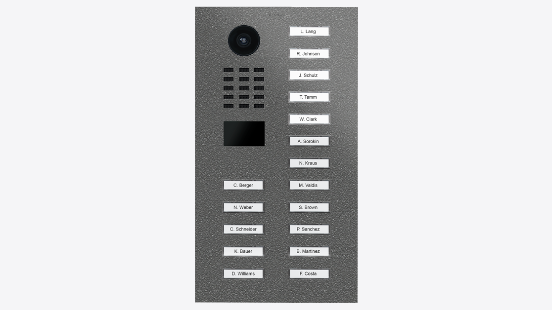 D2117V Flush-mount IP Video Intercom - 4251489634057