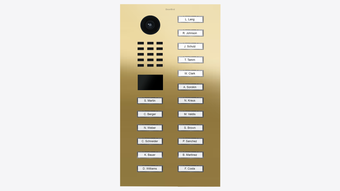 D2118V Flush-mount IP Video Intercom - 4251489635672