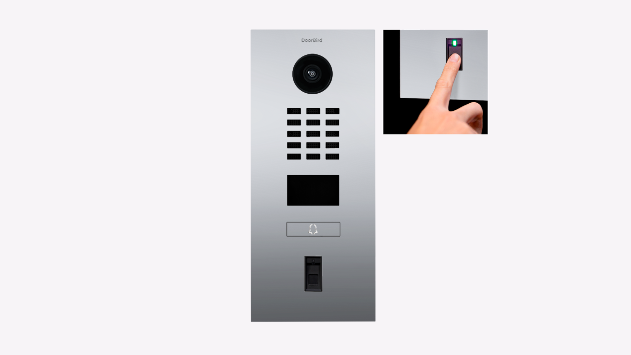 D2101FV Fingerprint 50 Flush-mount IP Video Intercom - 4251489655083