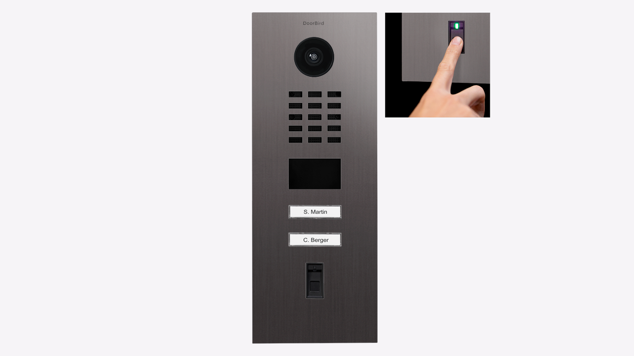 D2102FV Fingerprint 50 Flush-mount IP Video Intercom - 4251489656554