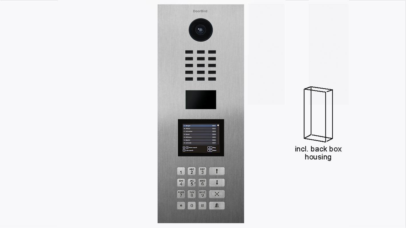 D22DKV Surface-mount IP Video Intercom - 4251489686834