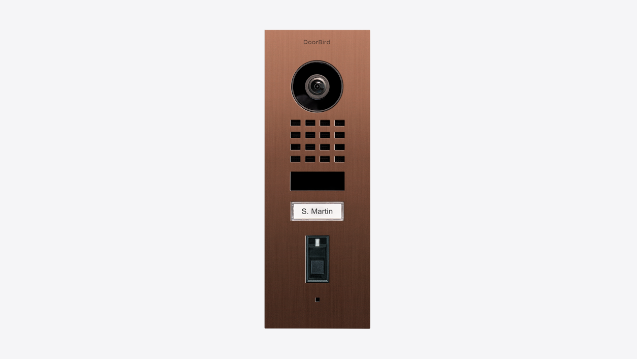 D1101FV Fingerprint 50 Flush-mount IP Video Intercom - 4260423872196