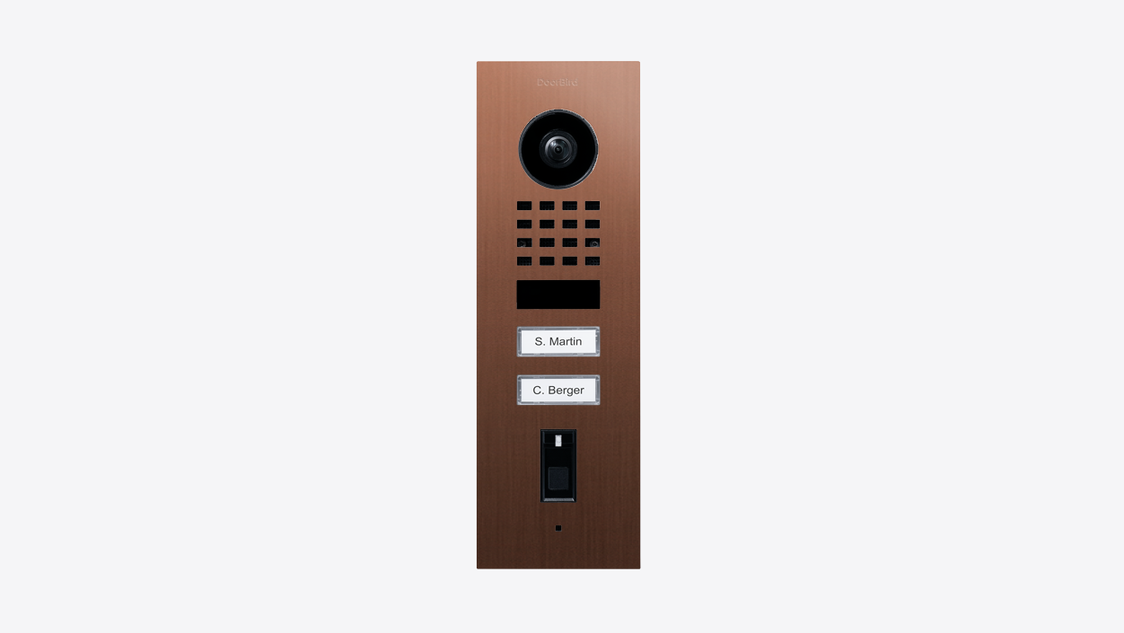 D1102FV Fingerprint 50 Flush-mount IP Video Intercom - 4260423872318