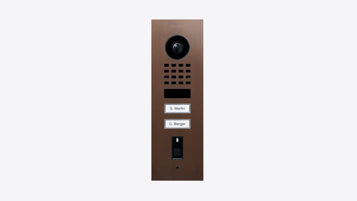 D1102FV Fingerprint 50 Flush-mount IP Video Intercom - 4260423873575