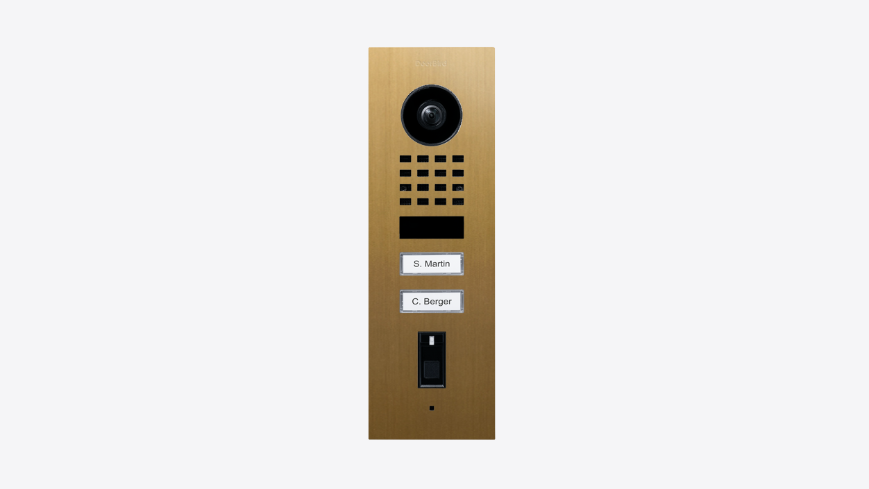 D1102FV Fingerprint 50 Flush-mount IP Video Intercom - 4260423895232