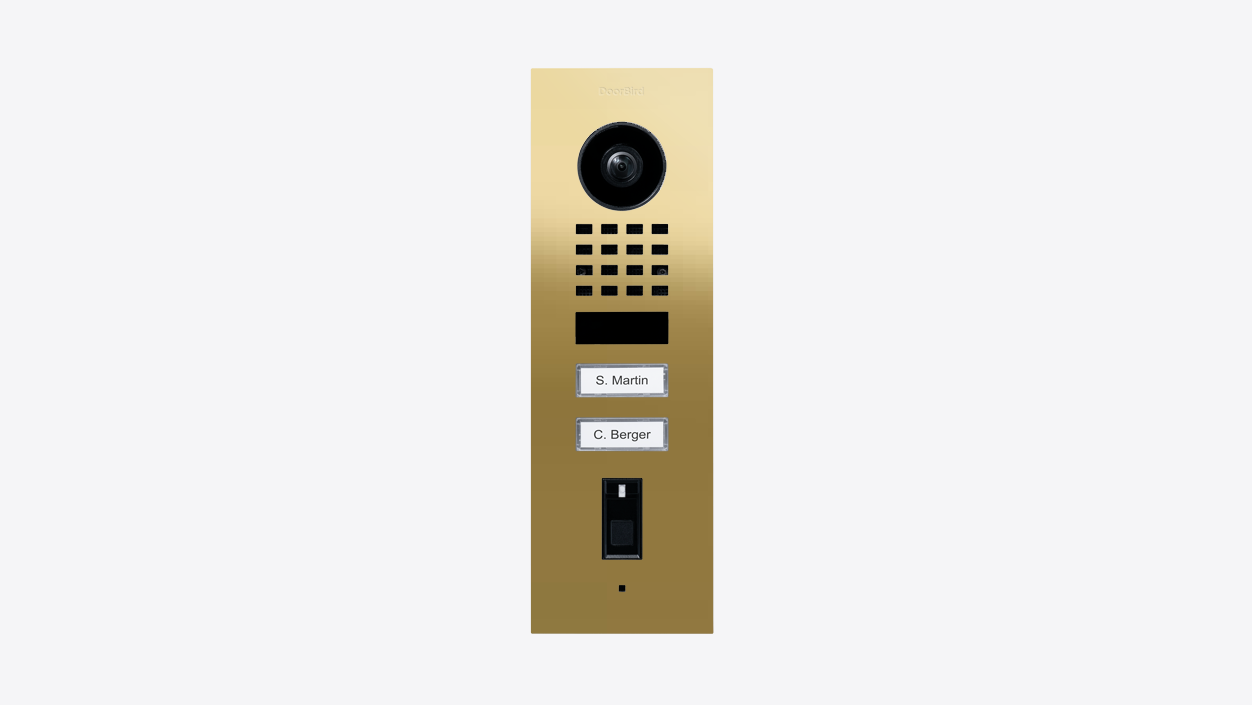 D1102FV Fingerprint 50 Flush-mount IP Video Intercom - 4260423895249