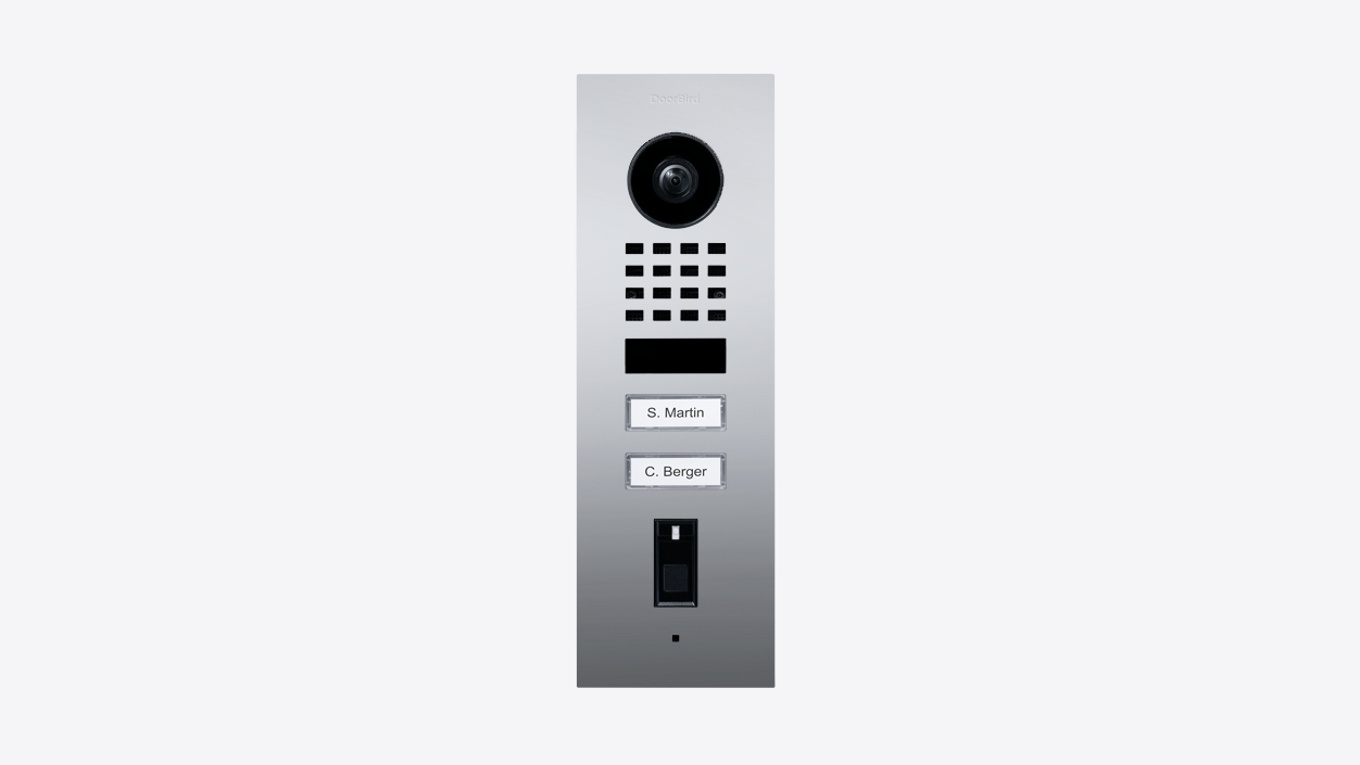 D1102FV Fingerprint 50 Flush-mount IP Video Intercom - 4260423895256