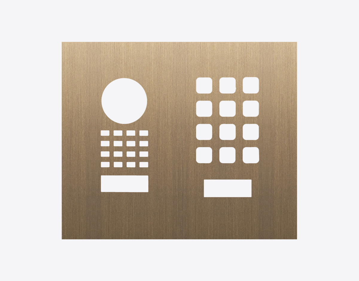 D1101KH Modern Surface & Flush-mount Front panel