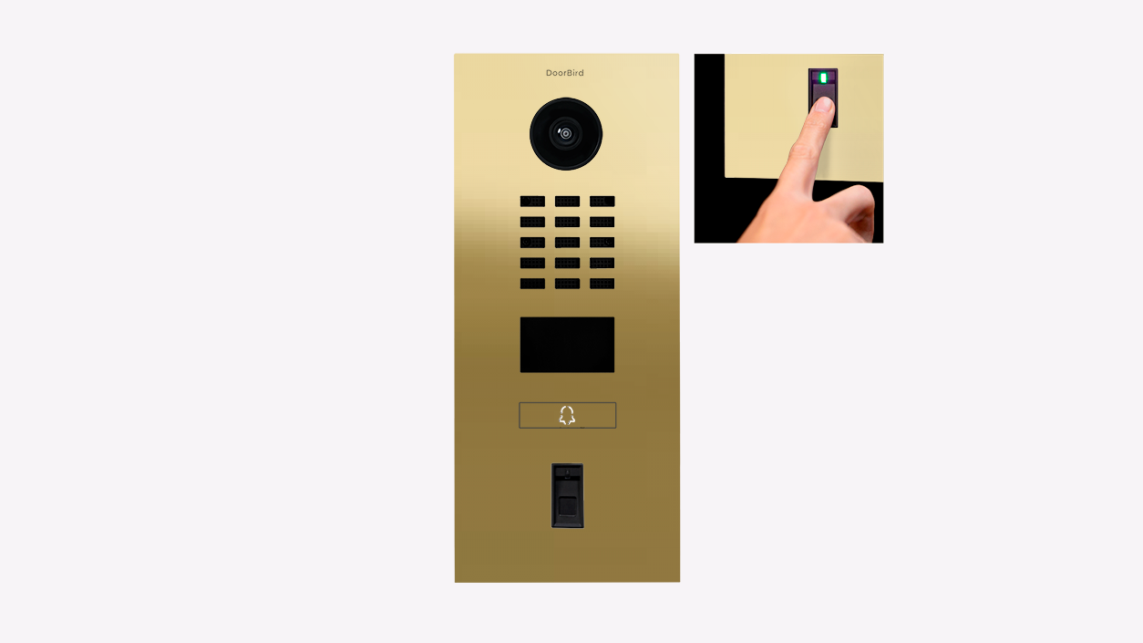 D2101FV Fingerprint 50 Flush-mount IP Video Intercom