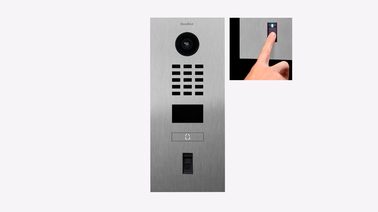 D2101FV Fingerprint 50 Flush-mount IP Video Intercom