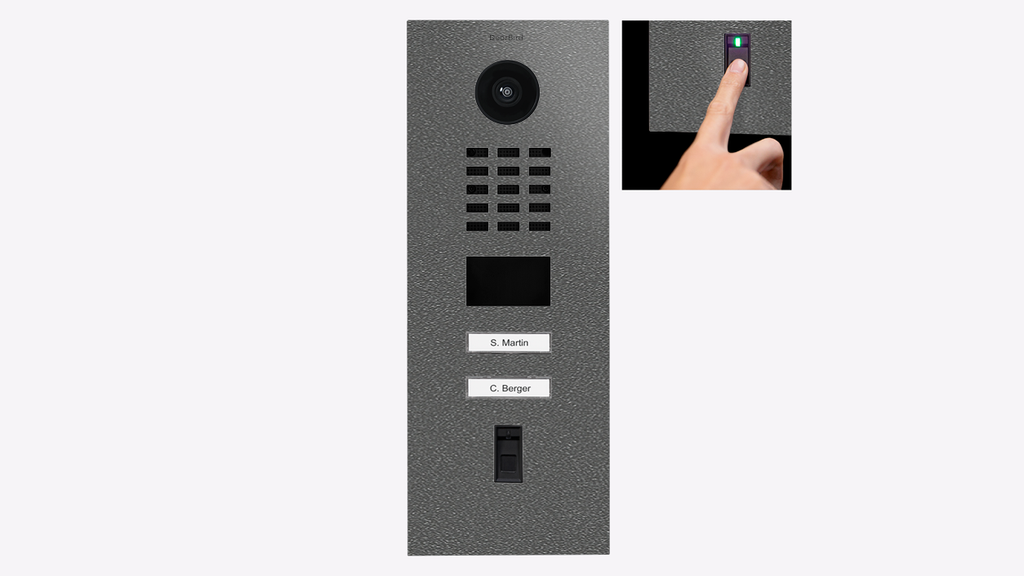D2102FV EKEY sLine Flush-mount IP Video Door Station