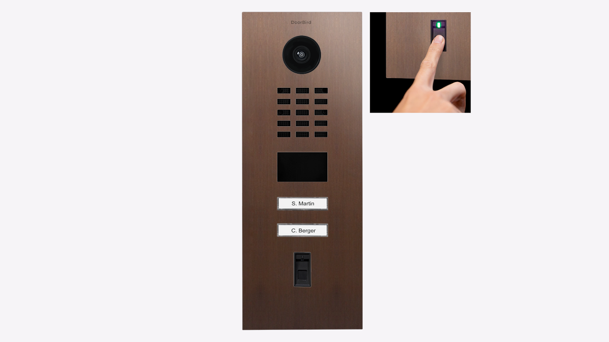 D2102FV Fingerprint 50 Surface-mount IP Video Intercom
