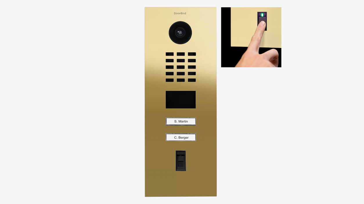 D2102FV Fingerprint 50 Surface-mount IP Video Intercom