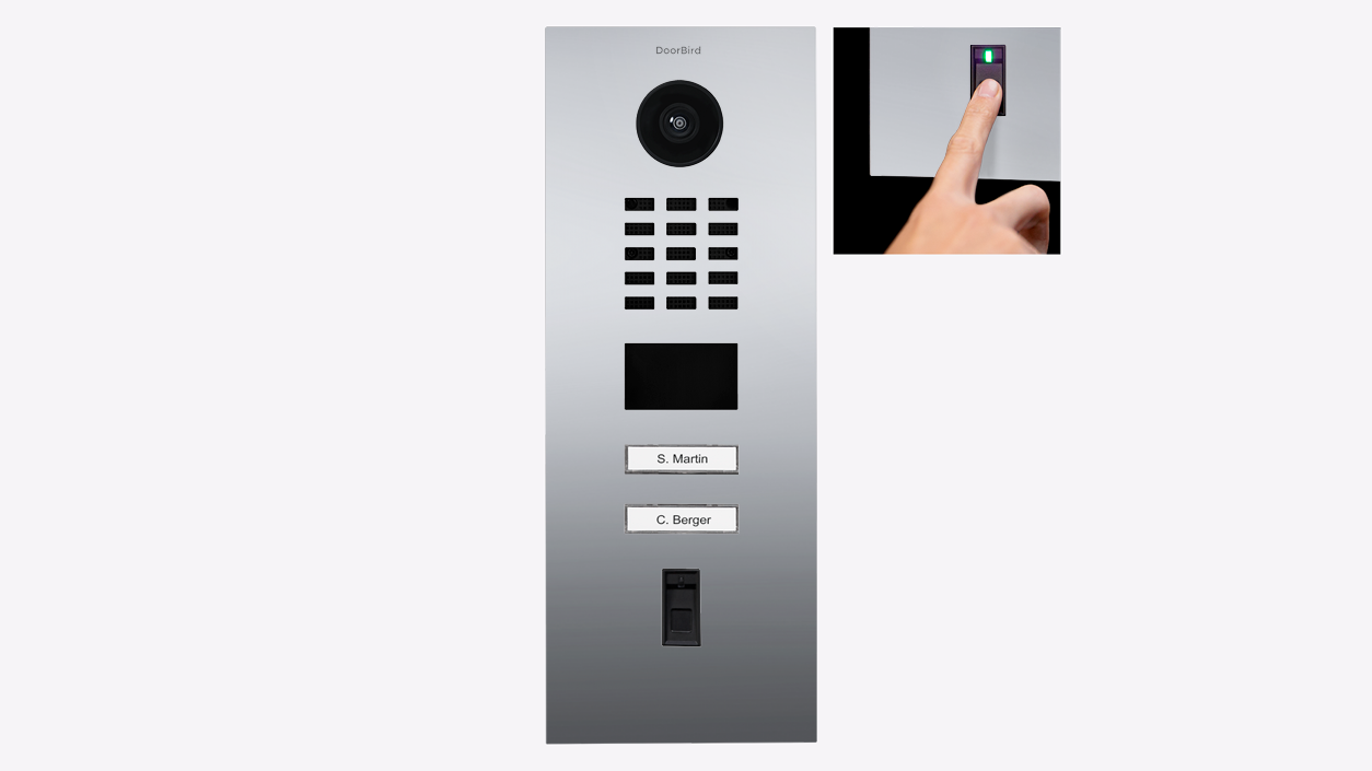 D2102FV Fingerprint 50 Surface-mount IP Video Intercom