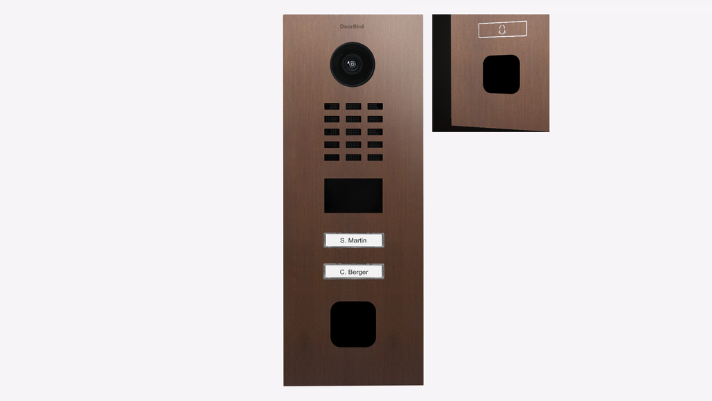 D2102FV EKEY sLine Flush-mount IP Video Door Station