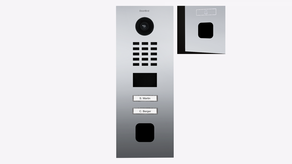 D2102FV EKEY sLine Flush-mount IP Video Door Station