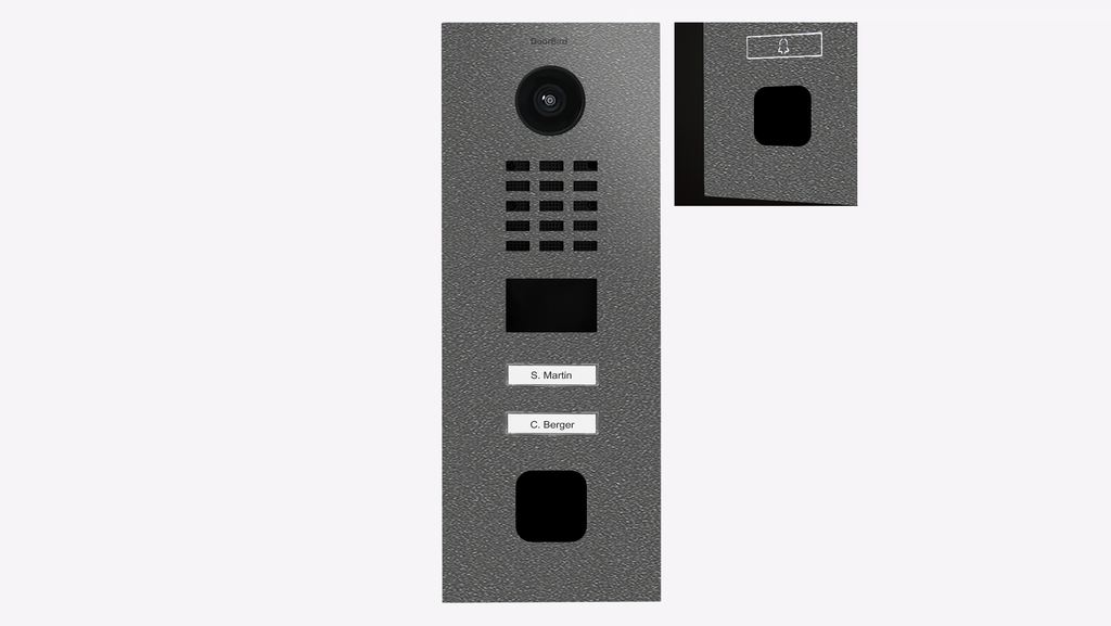 D2102FV EKEY sLine Flush-mount IP Video Door Station