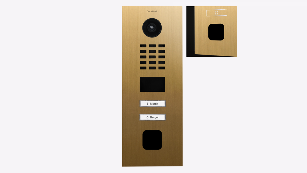 D2102FV EKEY sLine Flush-mount IP Video Door Station