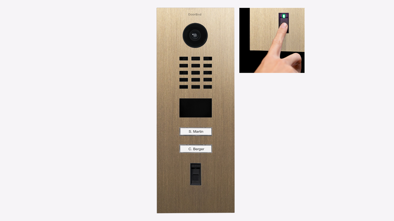 D2102FV Fingerprint 50 Surface-mount IP Video Intercom
