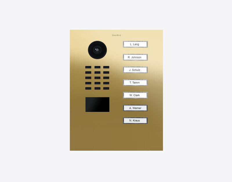 D2107V Flush-mount IP Video Intercom