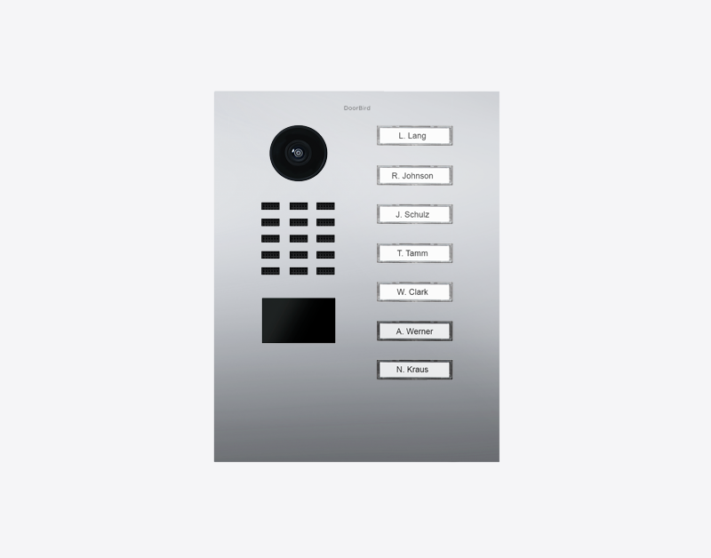 D2107V Flush-mount IP Video Intercom