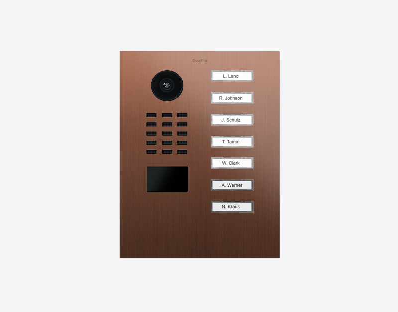 D2107V Flush-mount IP Video Intercom