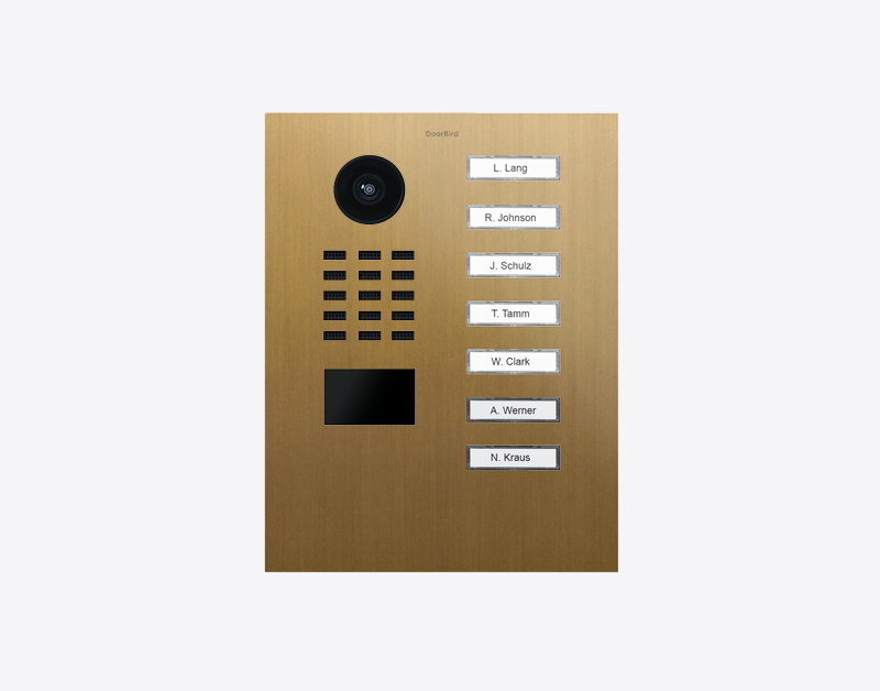 D2107V Flush-mount IP Video Intercom