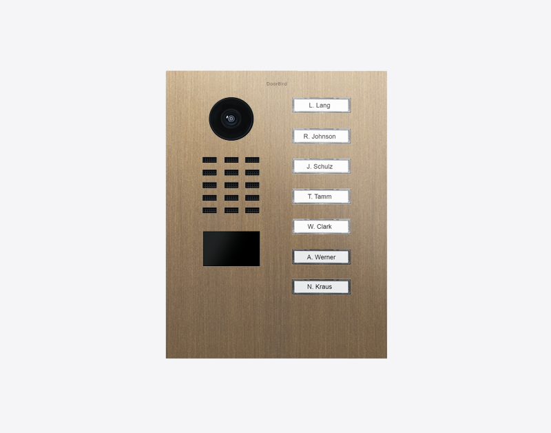 D2107V Flush-mount IP Video Intercom