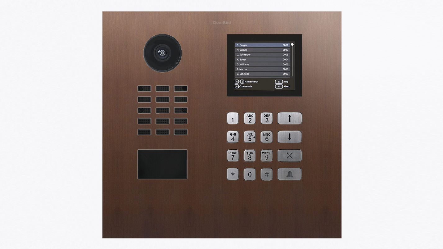 D21DKH Flush-mount IP Video Intercom