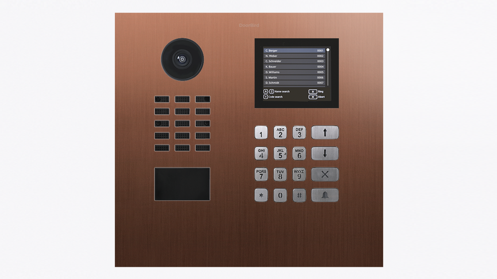 D21DKH Flush-mount IP Video Intercom