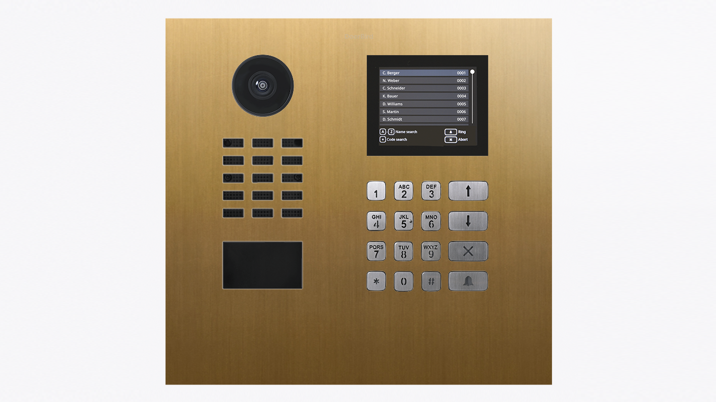 D21DKH Surface-mount IP Video Intercom
