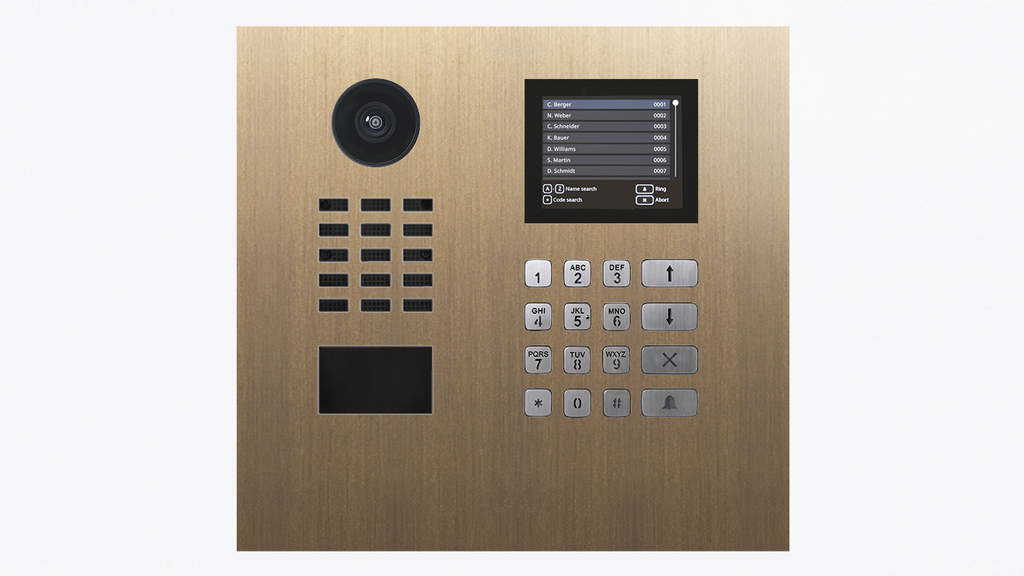 D21DKH Flush-mount IP Video Intercom