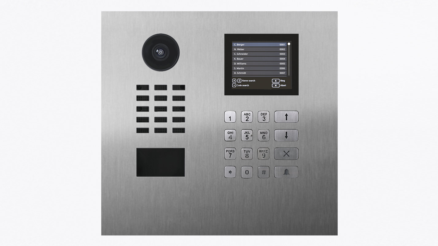 D21DKH Flush-mount IP Video Intercom