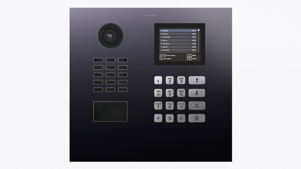 D21DKH Flush-mount IP Video Intercom