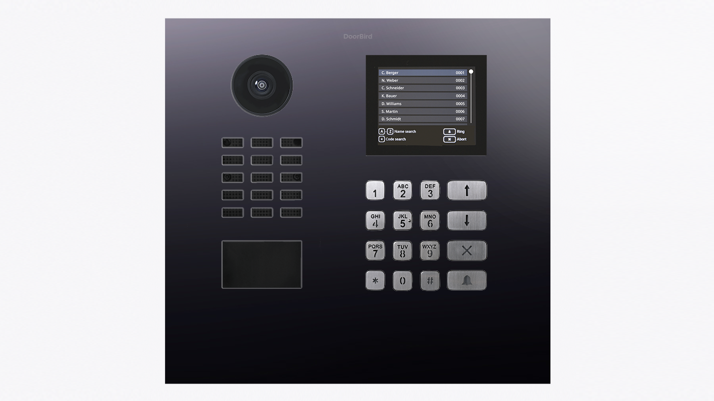 D21DKH Flush-mount IP Video Intercom