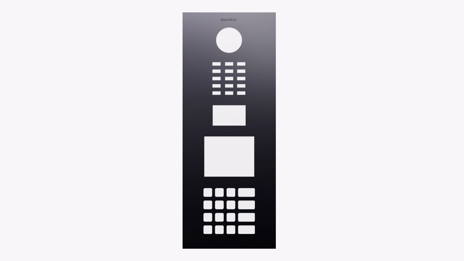 D21DKV Front panel for D21DKV IP Video Door Station