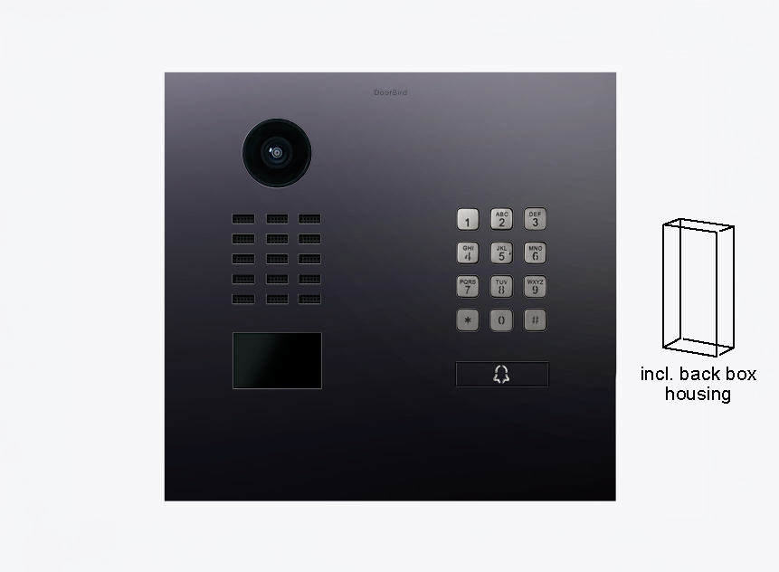 D2201KH Flush-mount IP Video Intercom