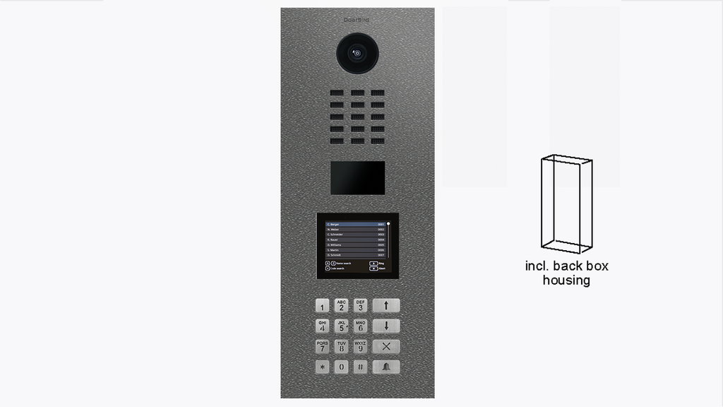 D22DKV Surface-mount IP Video Intercom