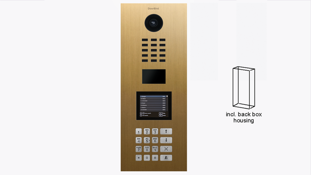 D22DKV Surface-mount IP Video Intercom