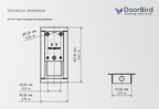 DoorBird D1101V Flush-mounting housing (Backbox)