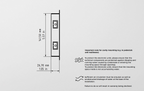 DoorBird D1101V Flush-mounting housing (Backbox)