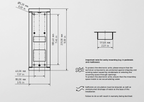 DoorBird D1101FV Fingerprint 50 Flush-mounting housing (Backbox)