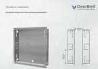 DoorBird D2x01KH / D2x01IKH / D2XDKH Flush-mounting Housing (Backbox)