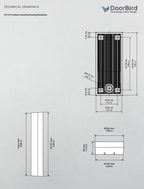DoorBird D1101V Surface-mounting housing (Backbox)