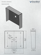 DoorBird D2x01KH / D2x01IKH / D2XDKH Protective Hood