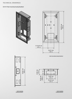 DoorBird D2x01V Flush-mounting Housing (Backbox)