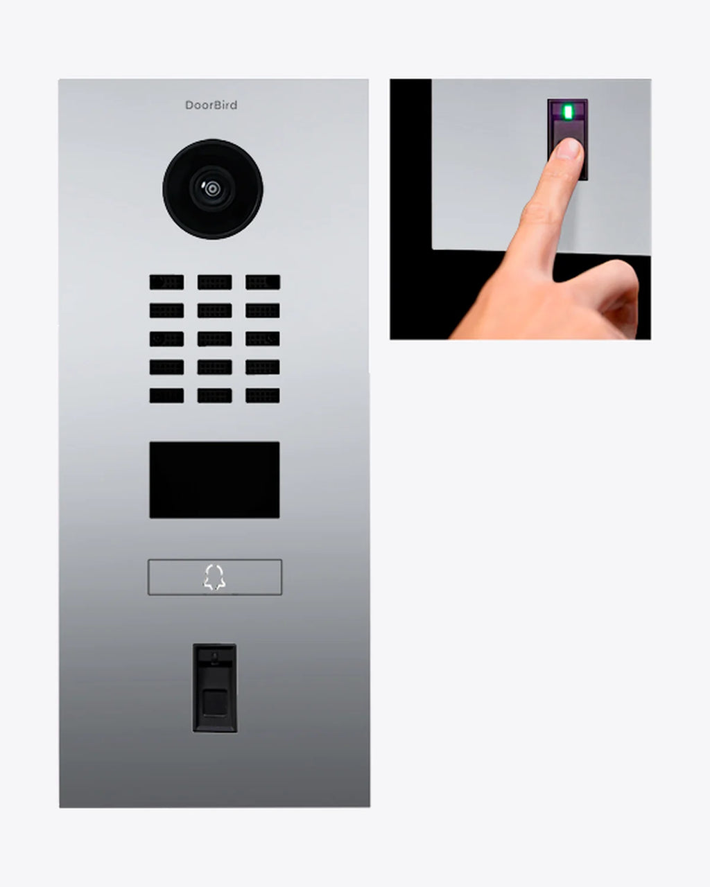 D2101FV Fingerprint 50 Flush-mount IP Video Intercom